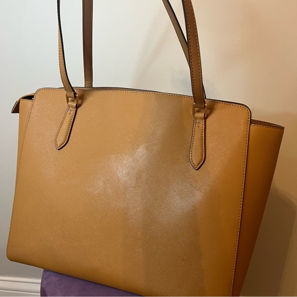 Laptop Tote and wallet - Tory Burch LARGE Robinson - Cardamon - Picture 6 of 15
